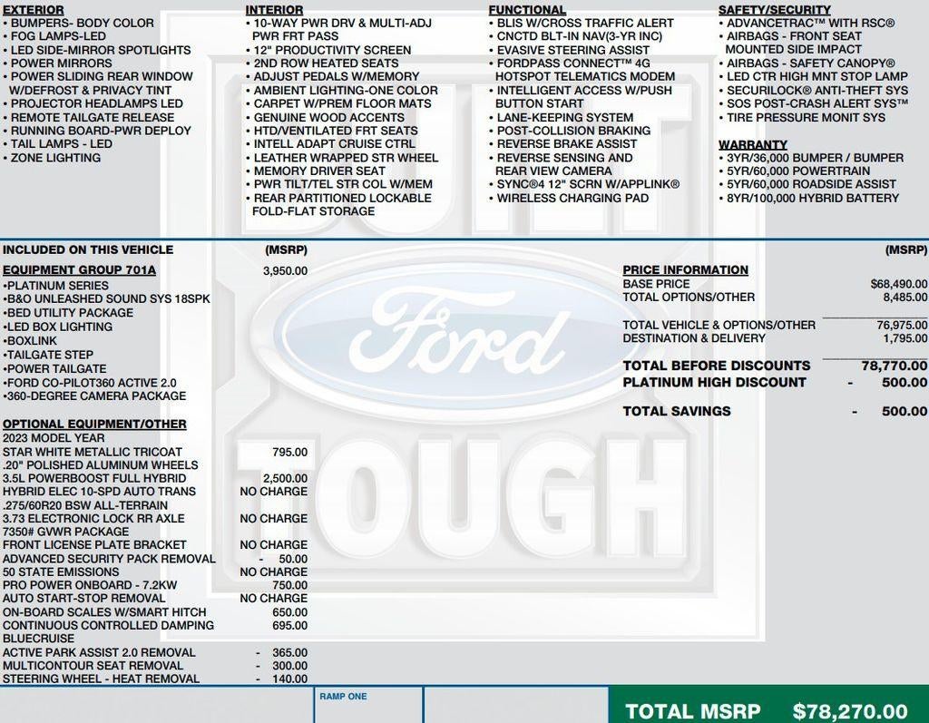 2023 Ford F-150 — side profile view