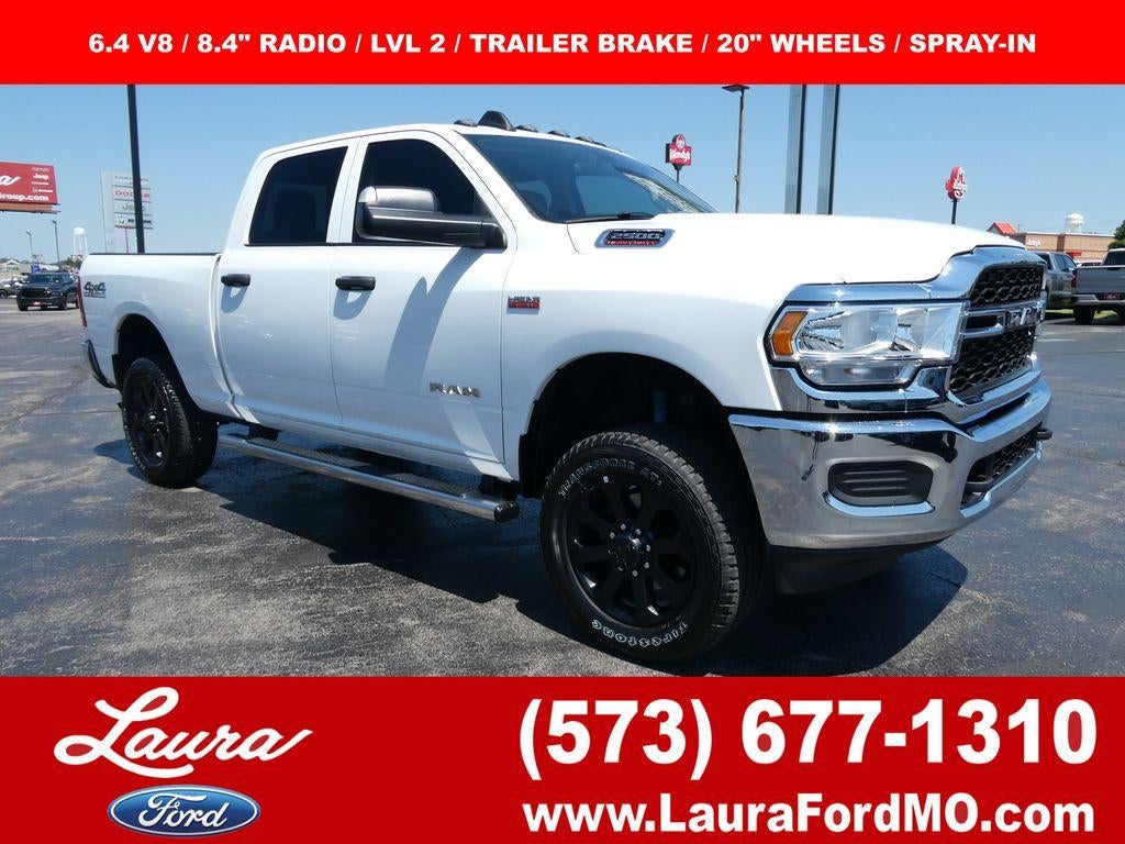2020 RAM 2500 Tradesman 4x4 Crew Cab 6'4" Box in Bright White Clearcoat — front three-quarter view