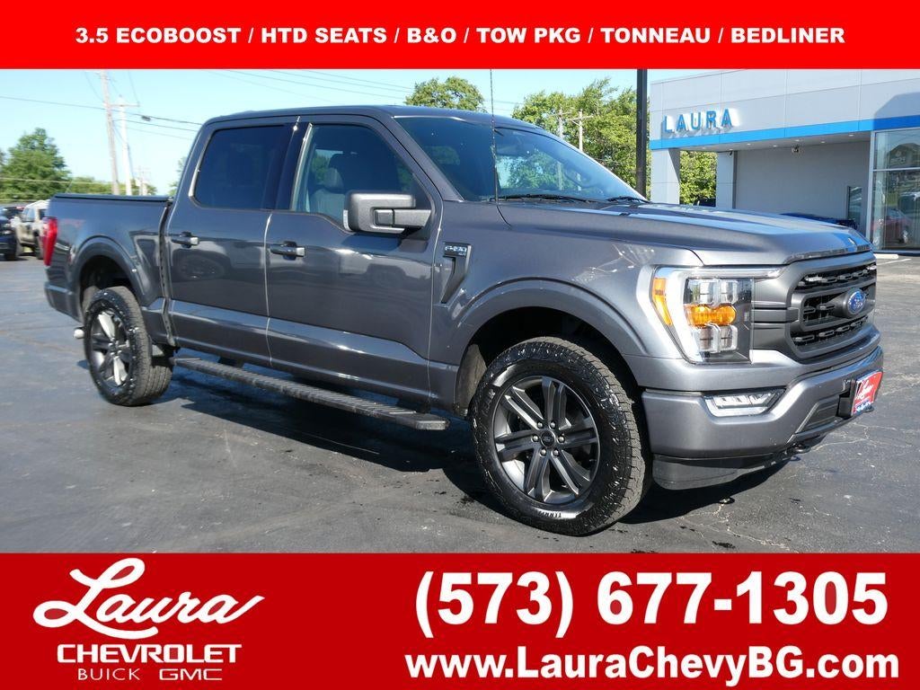 2023 Ford F-150 XLT in Gray — front three-quarter view