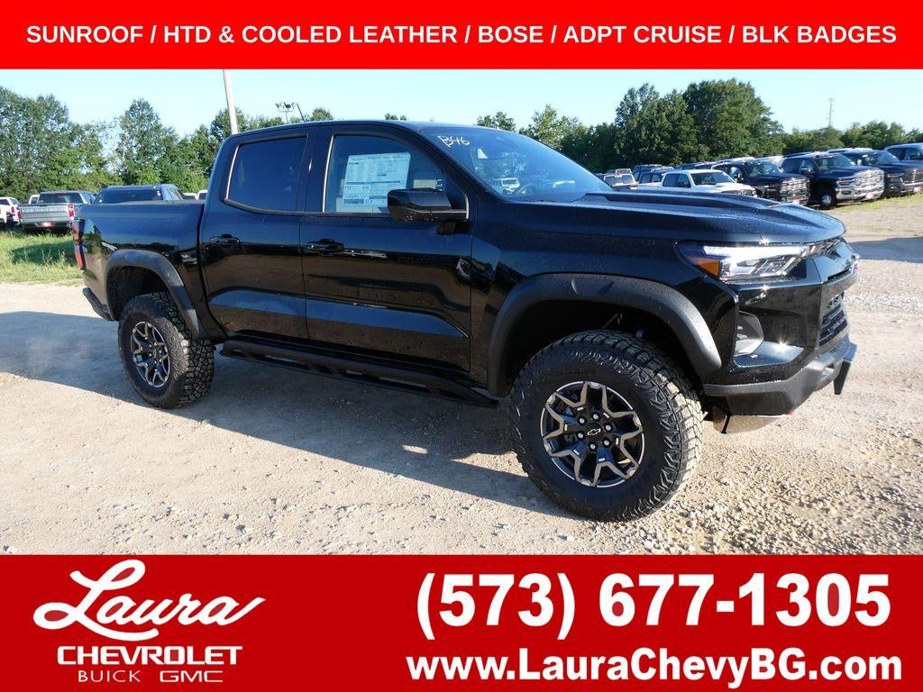 2026 Chevrolet Colorado ZR2 in Black — front three-quarter view