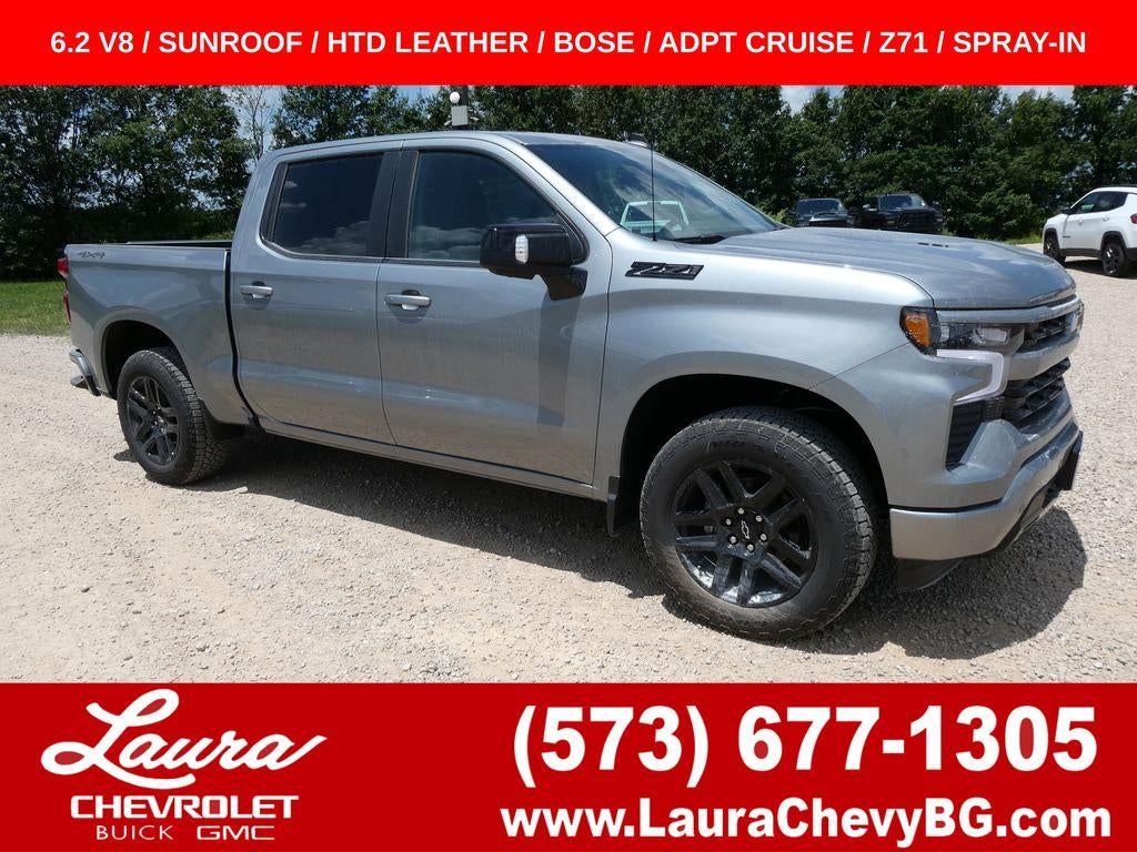 2026 Chevrolet Silverado 1500 RST in Sterling Gray Metallic — front three-quarter view