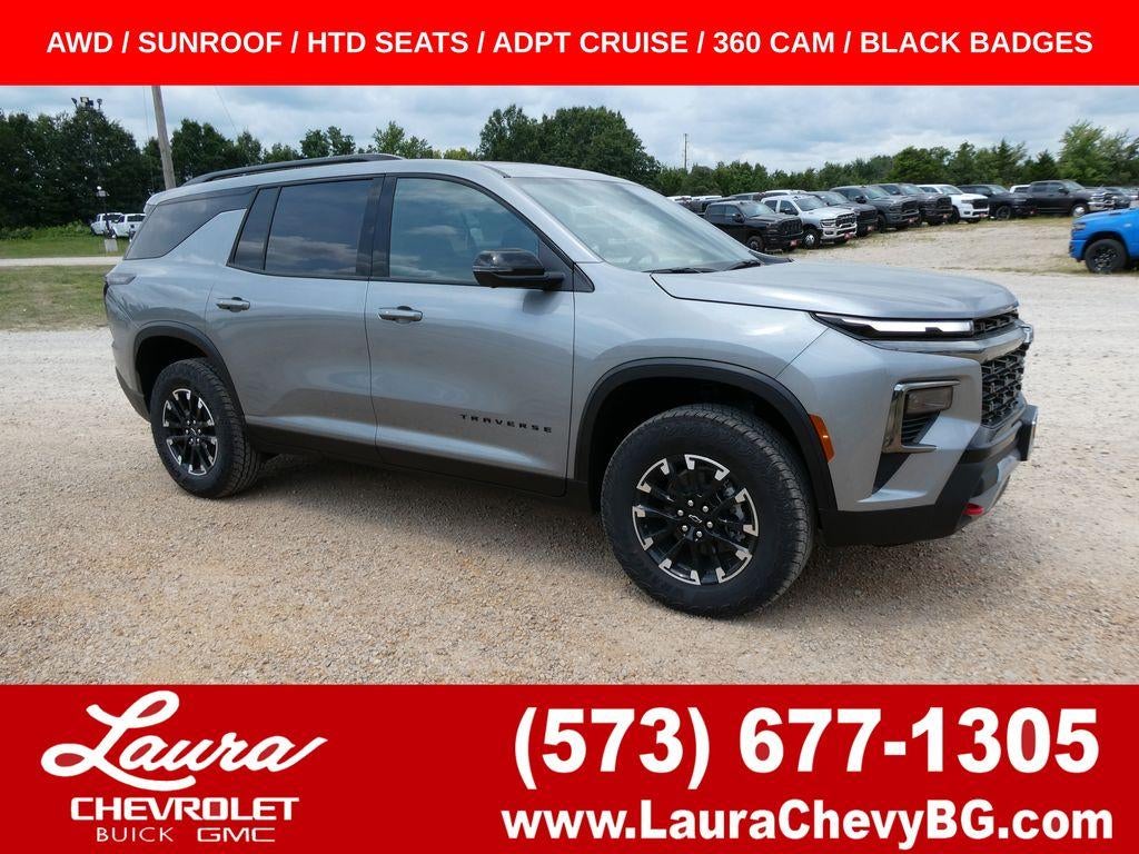 2026 Chevrolet Traverse Z71 in Sterling Gray Metallic — front three-quarter view