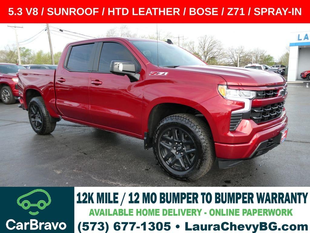 2025 Chevrolet Silverado 1500 RST in Radiant Red Tintcoat — front three-quarter view