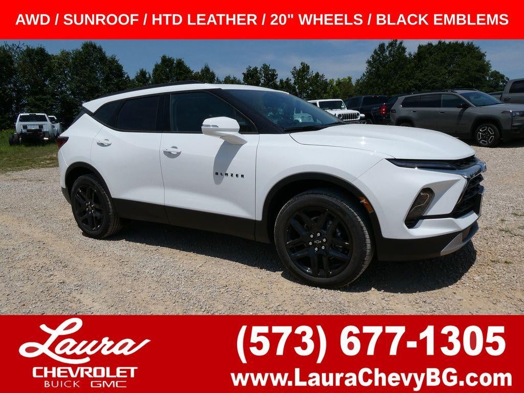 2026 Chevrolet Blazer 3LT in Summit White — front three-quarter view
