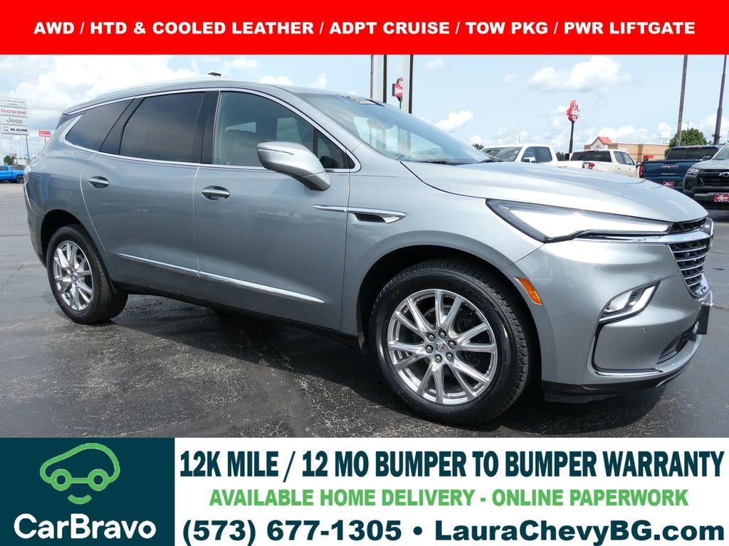 2023 Buick Enclave Premium in Moonstone Gray Metallic — front three-quarter view