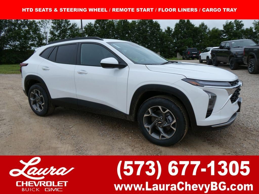 2026 Chevrolet Trax LT in Summit White — front three-quarter view